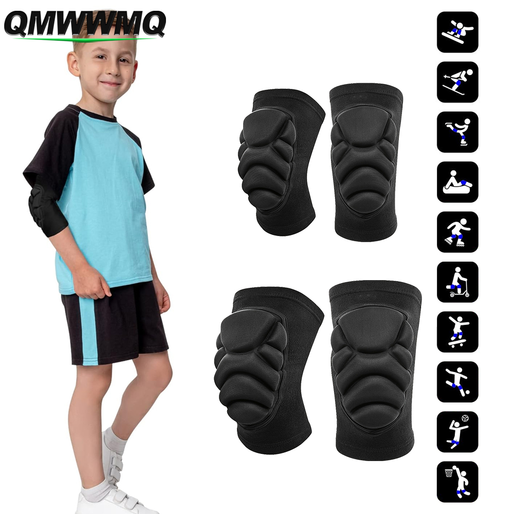 Youth Cycling Gear - 1쌍 어린이 보호용 무릎 및 팔꿈치