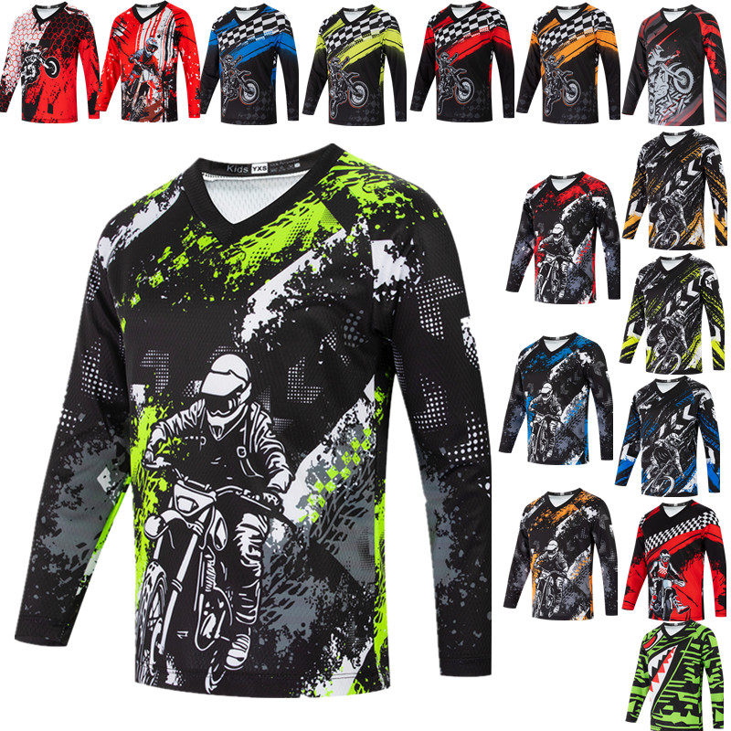 어린이용 모토크로스 저지, 긴팔, 오프로드용, 더트 바 - Youth Cycling Gear 리뷰 및 가격