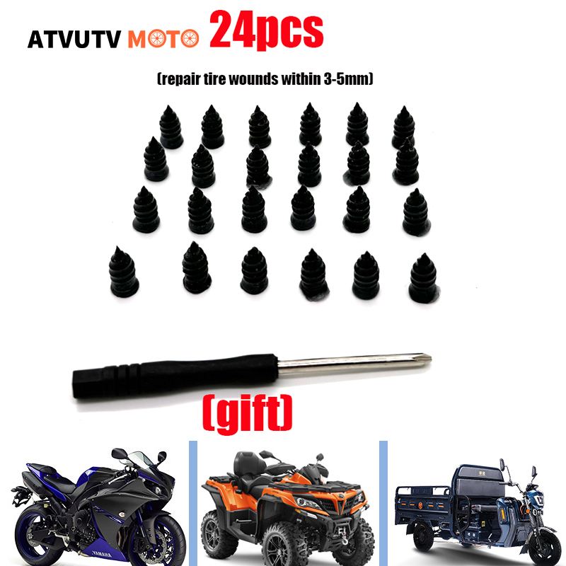 12PCS 24PCS 오토바이 진공 타이어 수리 손톱  - Tubeless Tire Sealant 리뷰 및 가격