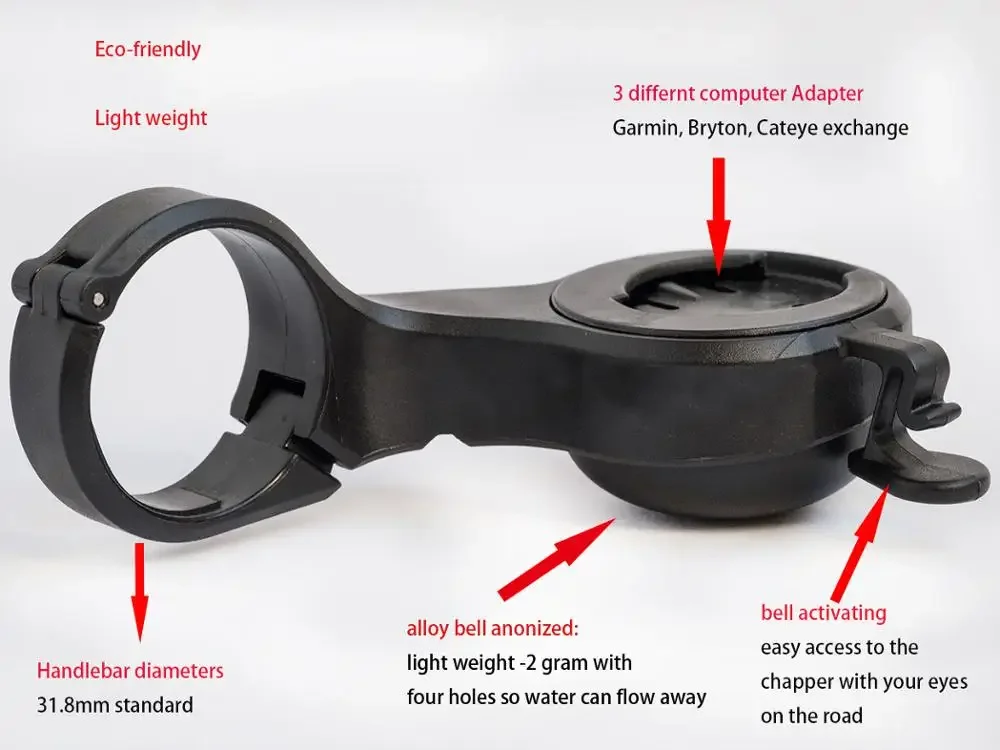 벨이 있는 사이클링 자전거 컴퓨터 마운트, 자전거 핸들 - Cycling Gear Mount 리뷰 및 가격
