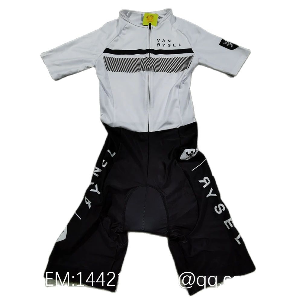 반리셀 화이트/블랙 원피스 트라이애슬론 슈트 로드 레이 - Cycling Gear Logo 리뷰 및 가격