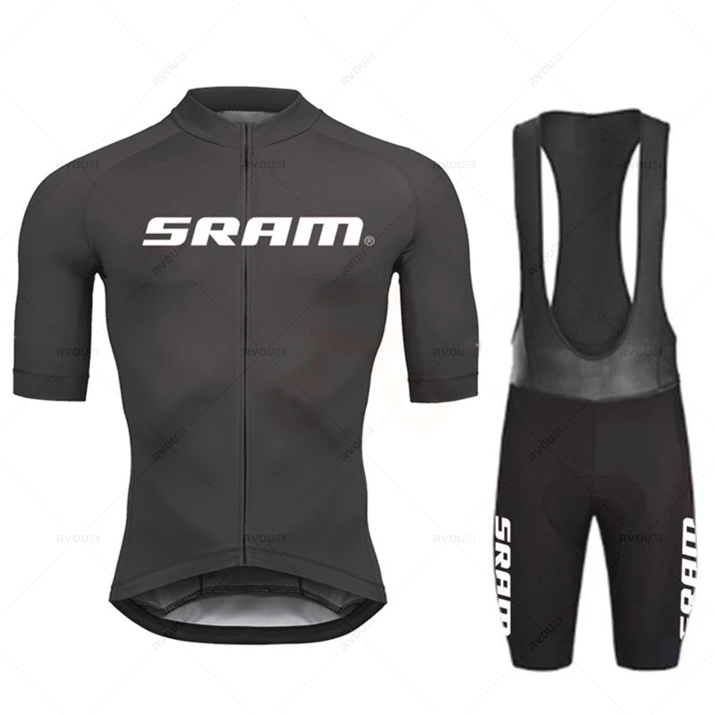 2024 Sram Pro 사이클링 저지 세트 남성용 턱 - Cycling Gear Logo 리뷰 및 가격