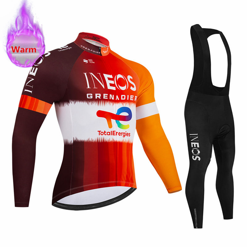 이네오스 팀 겨울용 긴팔 보온 플리스 사이클링 저지 세 - Cycling Gear Logo 리뷰 및 가격