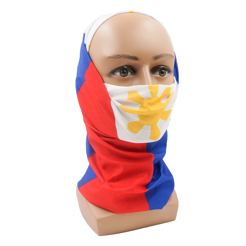 아시아 국기 인쇄 두건 이스라엘 터키 싱가포르 필리핀  - Philippines Cycling Gear 리뷰 및 가격